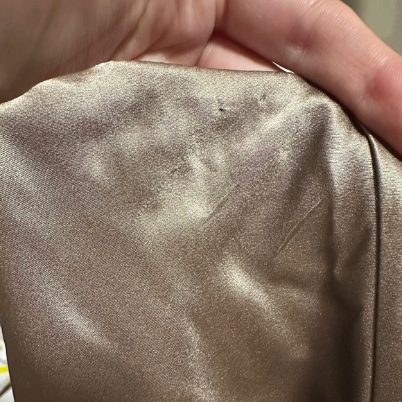 Like New - BCBGMaxAzria Silk Chevron Slip Dress - Picture 6 of 7